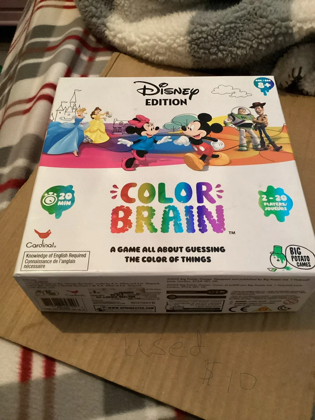 Disney Edition Color Brain Board Game