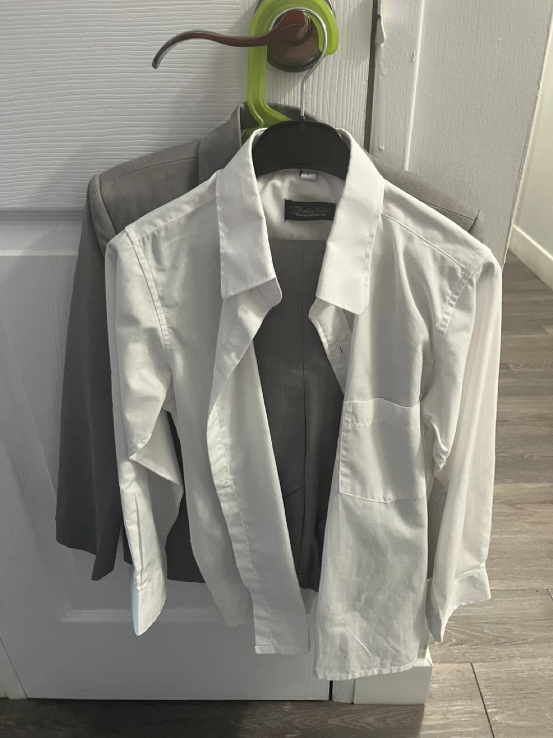 Boys Grey Suit - Jacket, Pants, Vest, Shirt & Tie