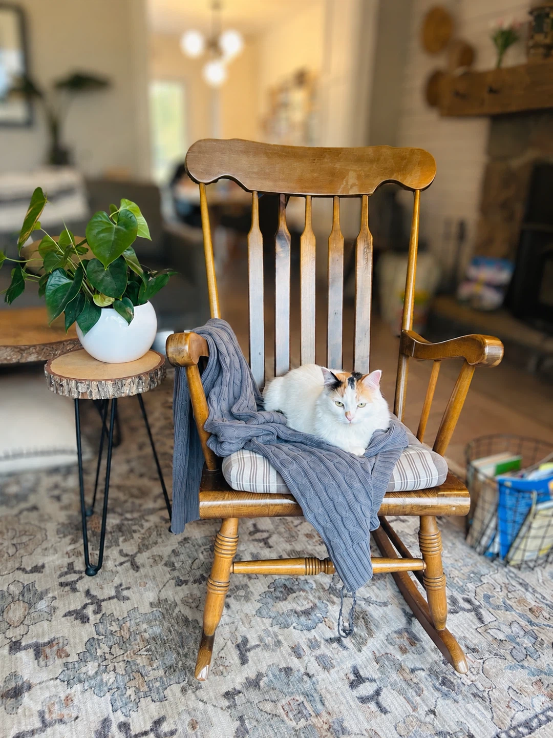 Wooden Rocking Chair