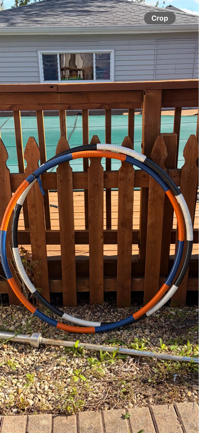 Colorful exercise Hula Hoop