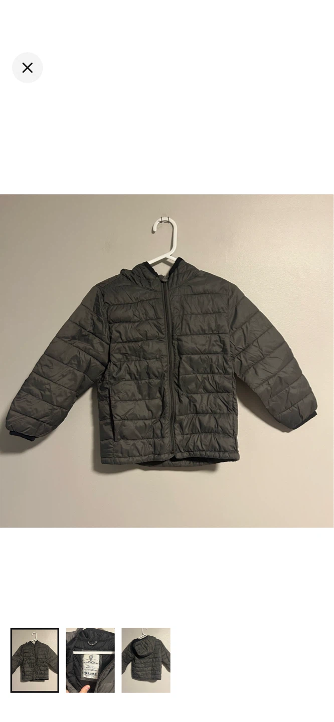 Gap Puffer Jacket - Grey