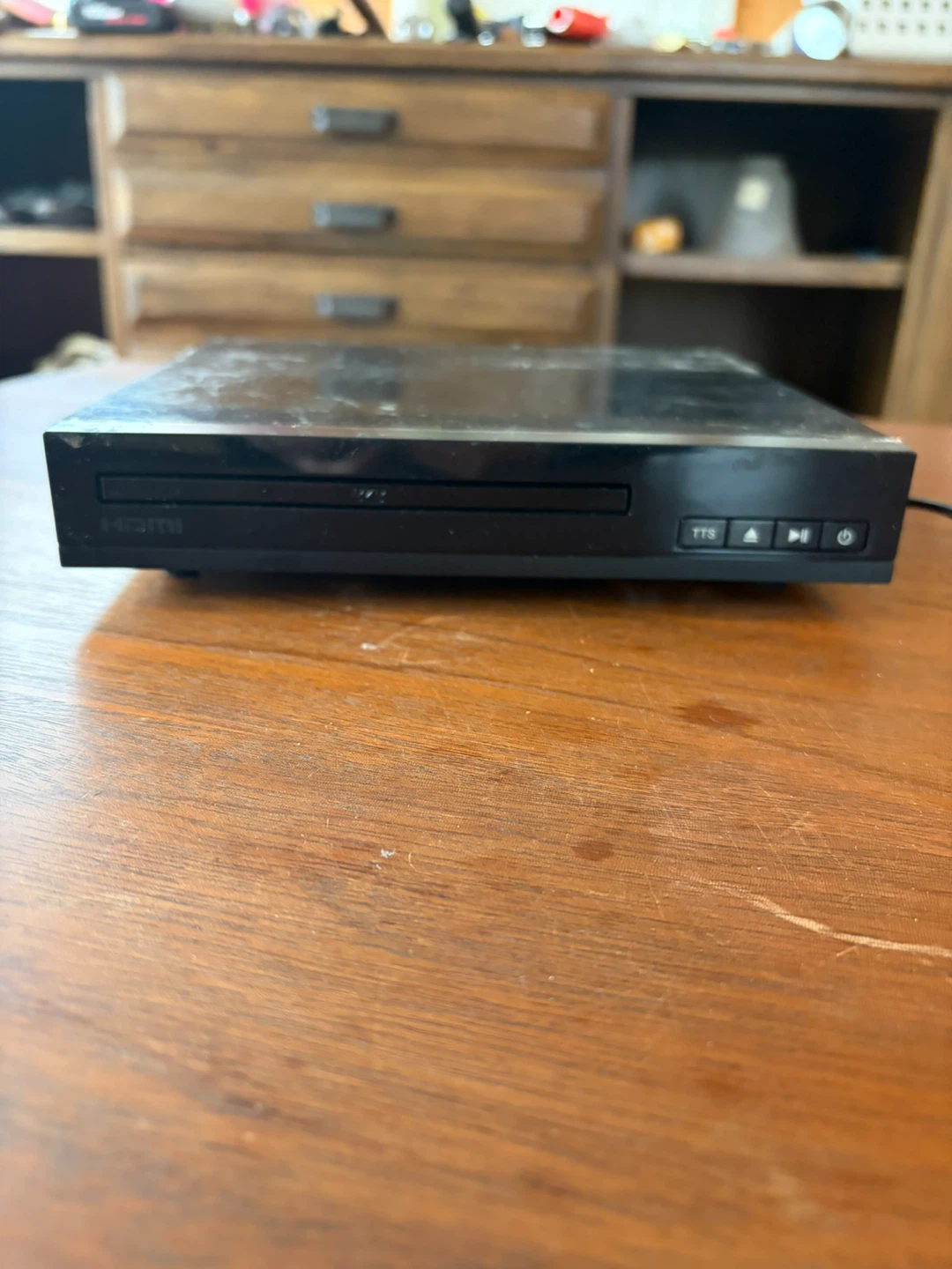 Black DVD Player