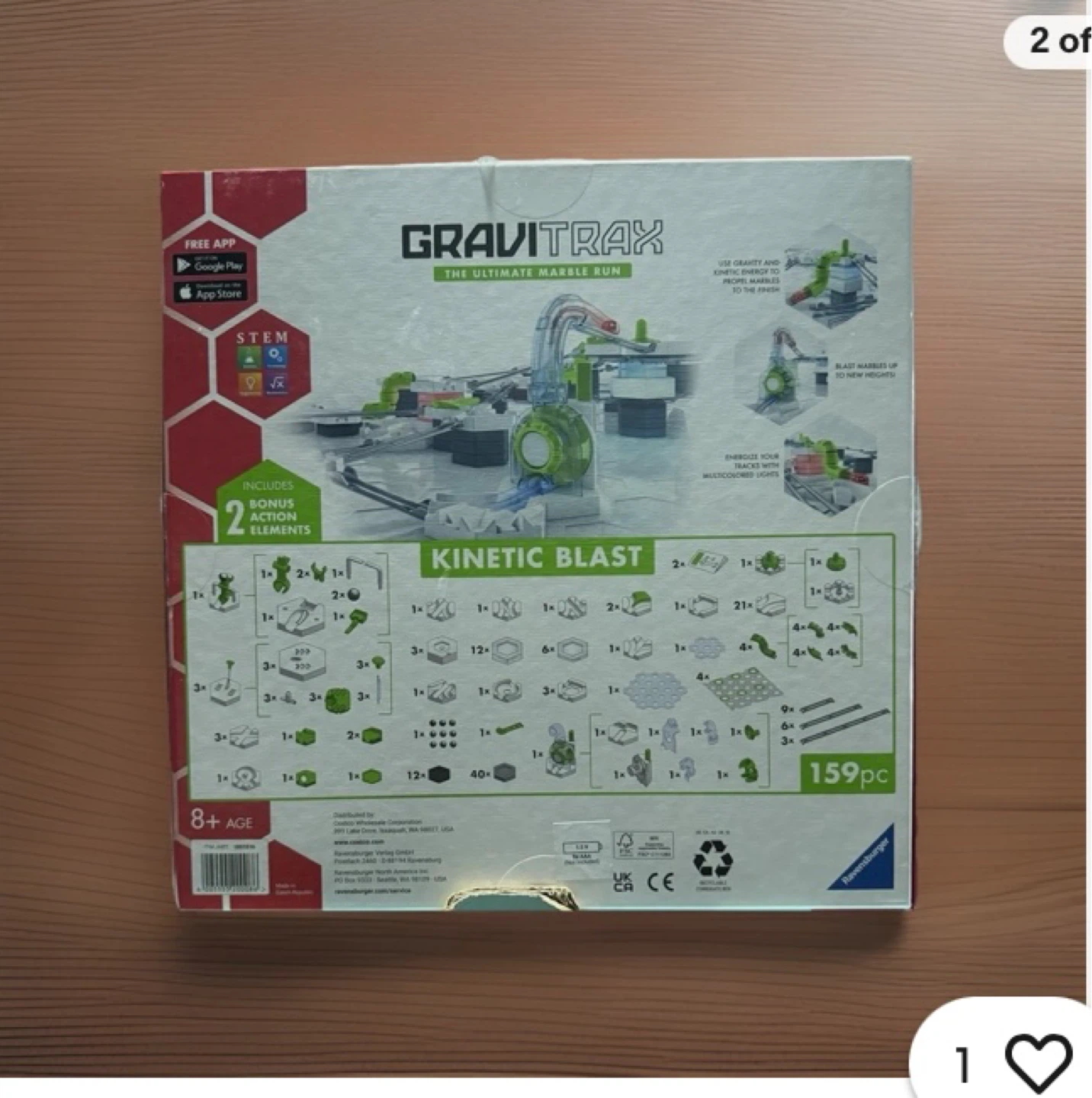 Ravensburger Gravitrax Kinetic Blast Marble Run Set - photo 2