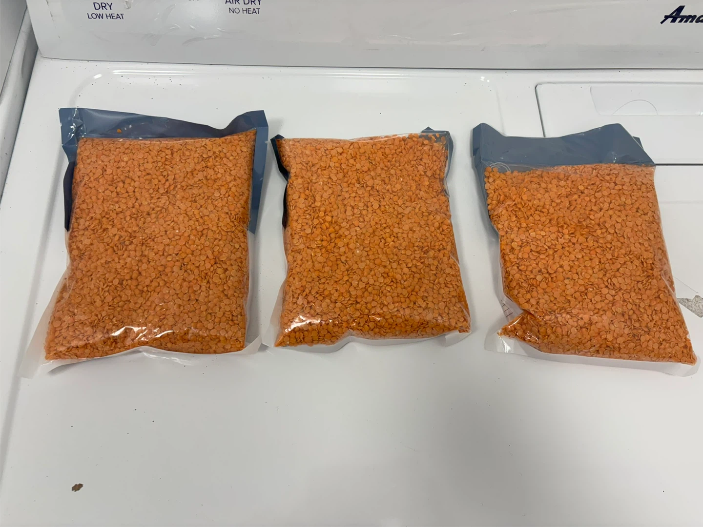 3 x McAntony's Red Lentils - 500g each
