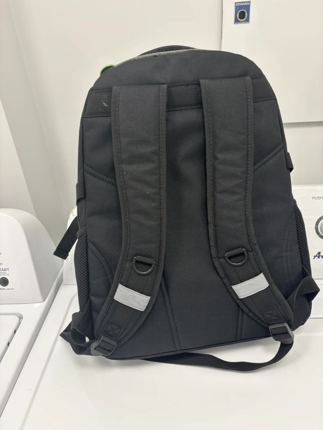 Grey and Black Backpack in good condition - photo 3