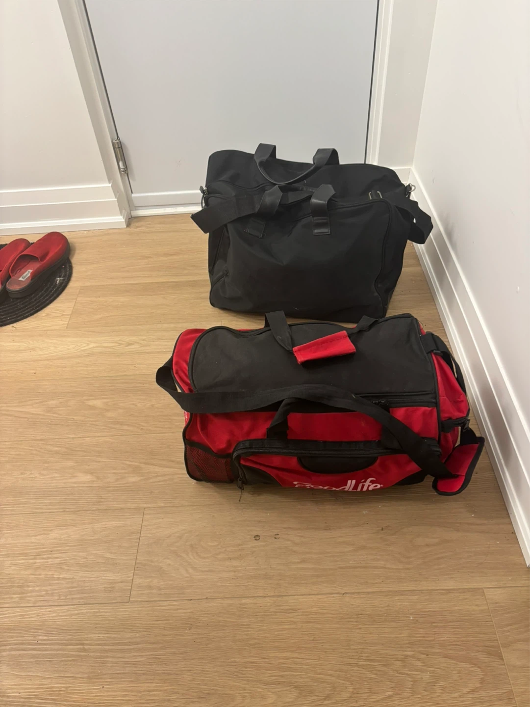 2 GoodLife Fitness Duffel Bags - Red & Black - photo 2