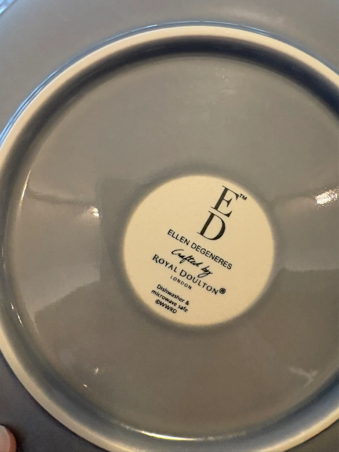 Royal Doulton Grey Plates (Set of 5) dinner and salads - photo 3
