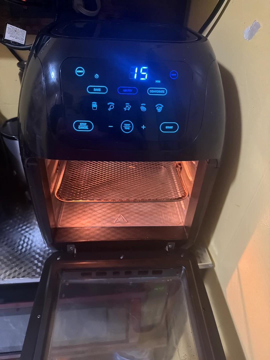 Black Air Fryer Oven