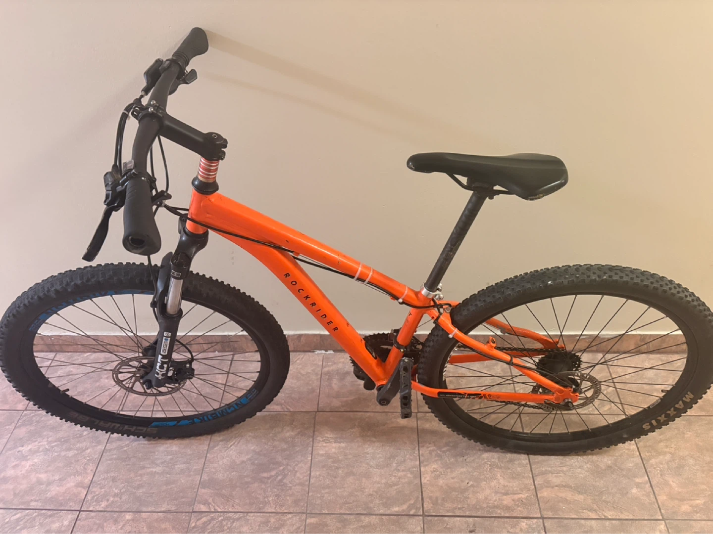 Orange Rockrider Mountain Bike