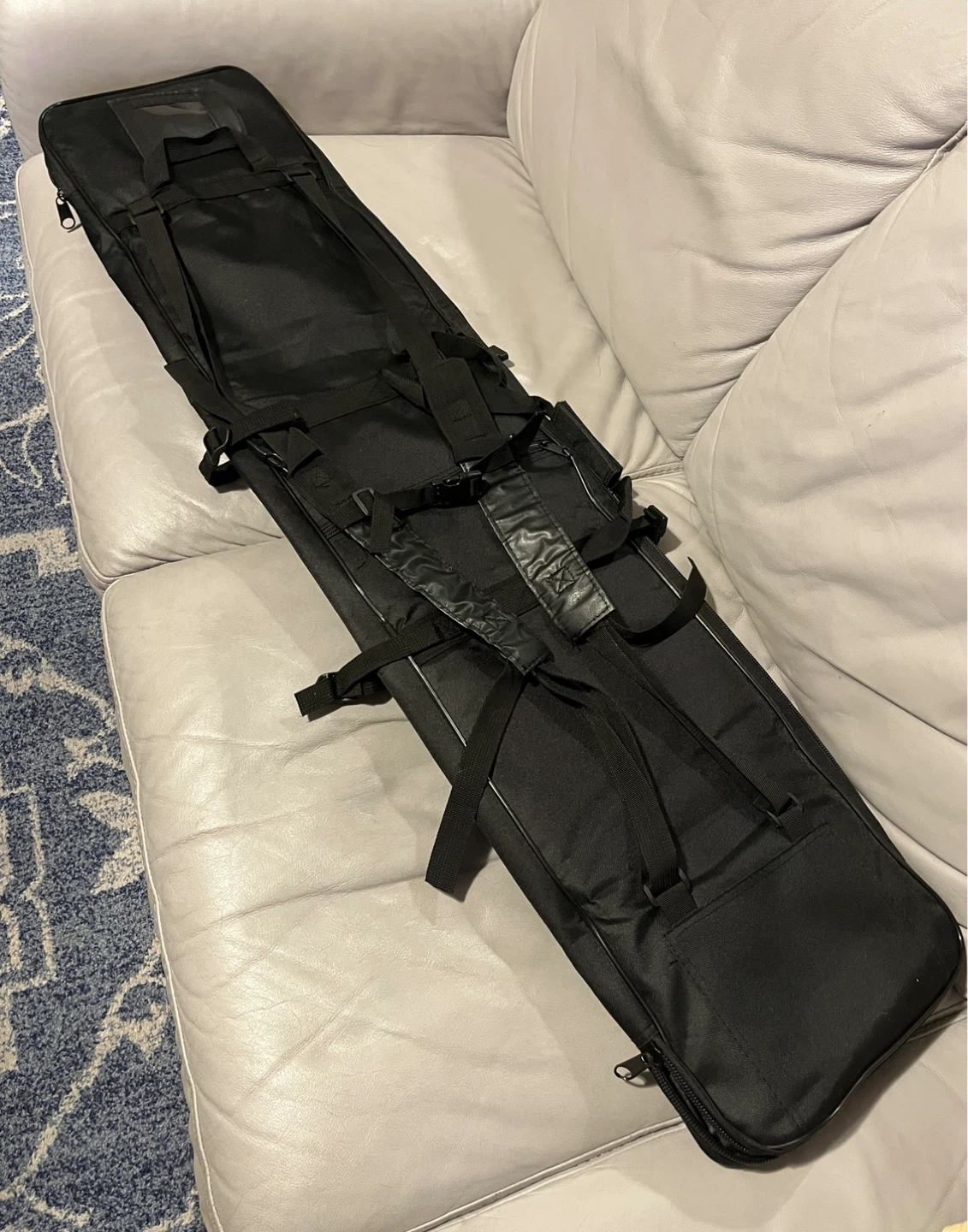 Black Padded Rifle Case with Multiple Pockets - photo 2