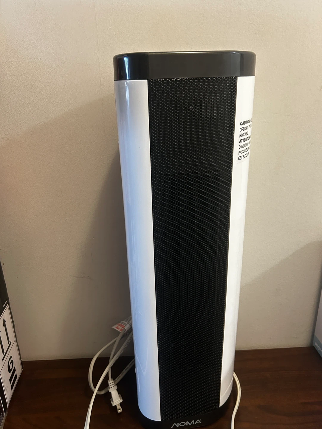 NOMA Oscillating Ceramic Tower/Baseboard Heater with Fan - photo 2