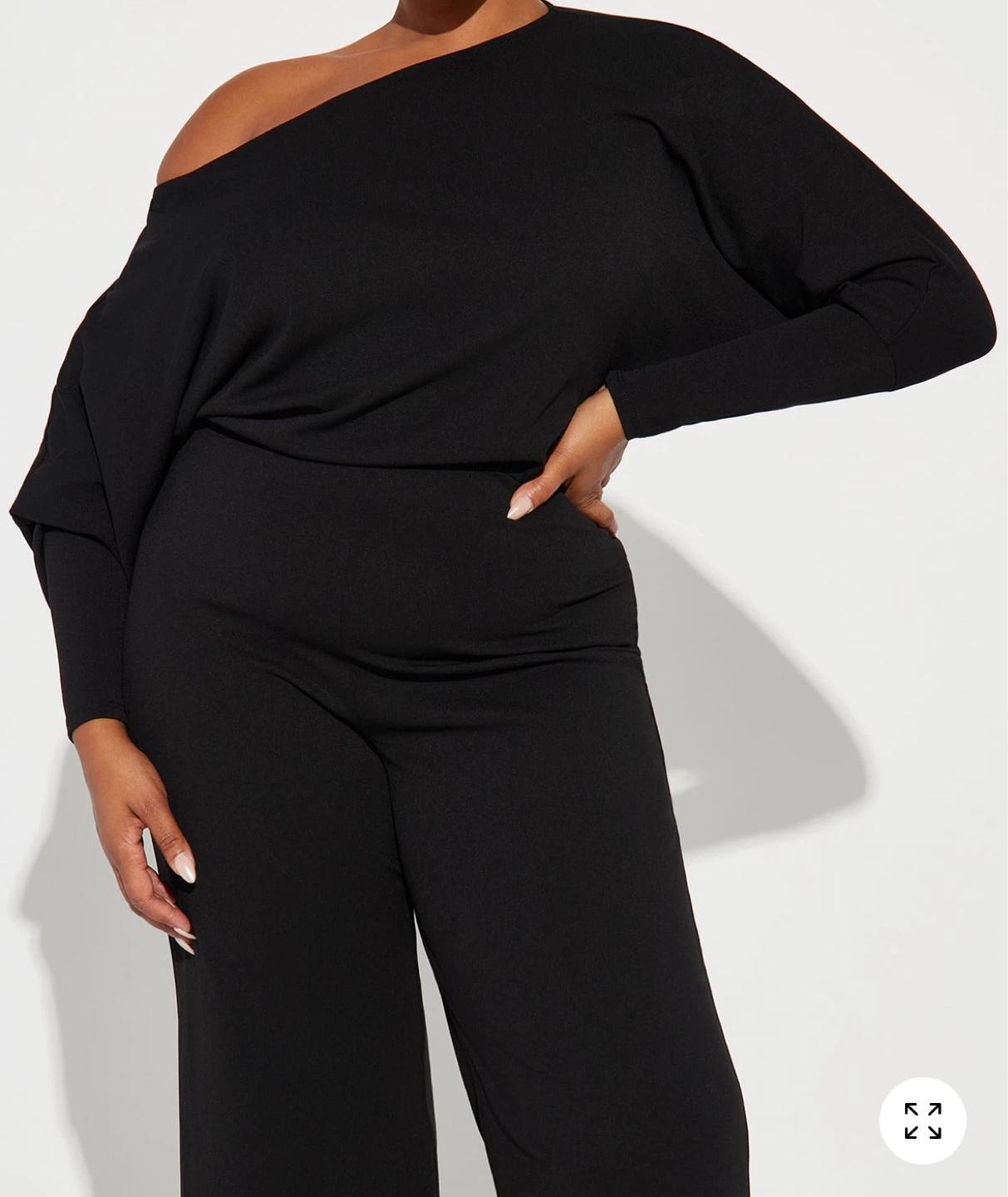 Black Off-the-Shoulder Jumpsuit - photo 4