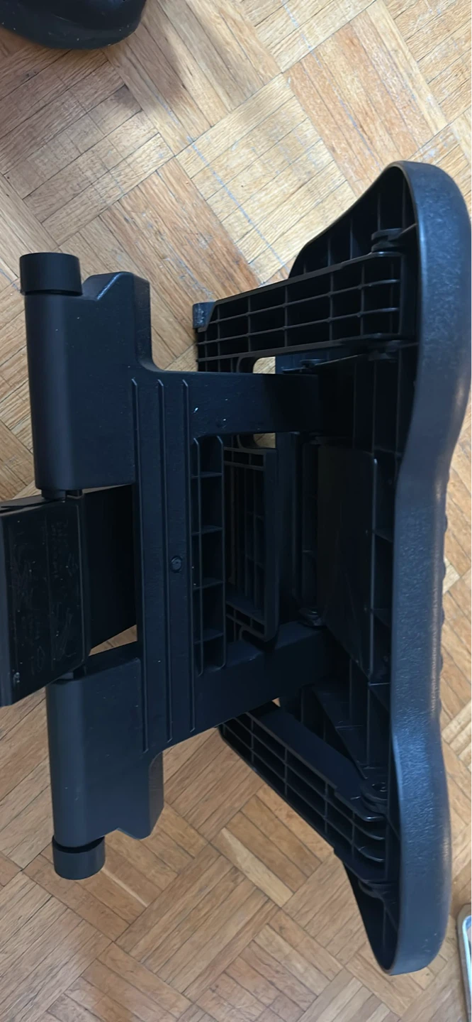 Black Footrest with Massage Rollers - photo 2