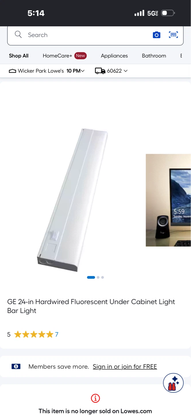 GE 24-in Under Cabinet Light Bar - photo 2