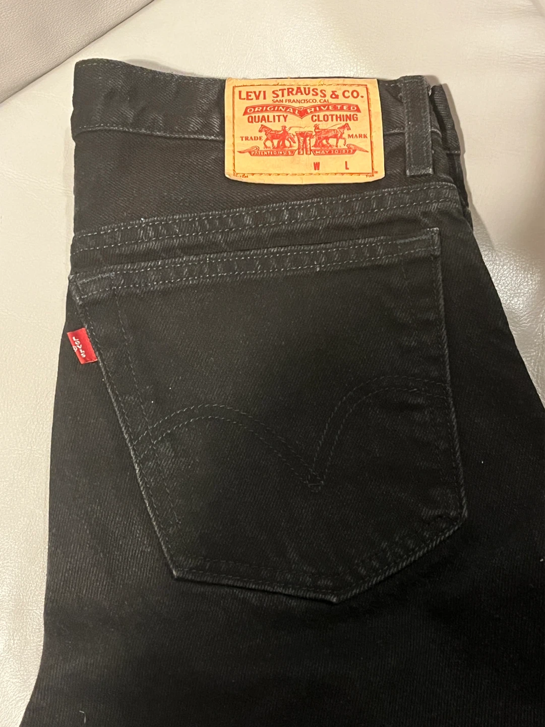 Levi's 505 Slim Fit Black Jeans - Size 32 x 34 - photo 2