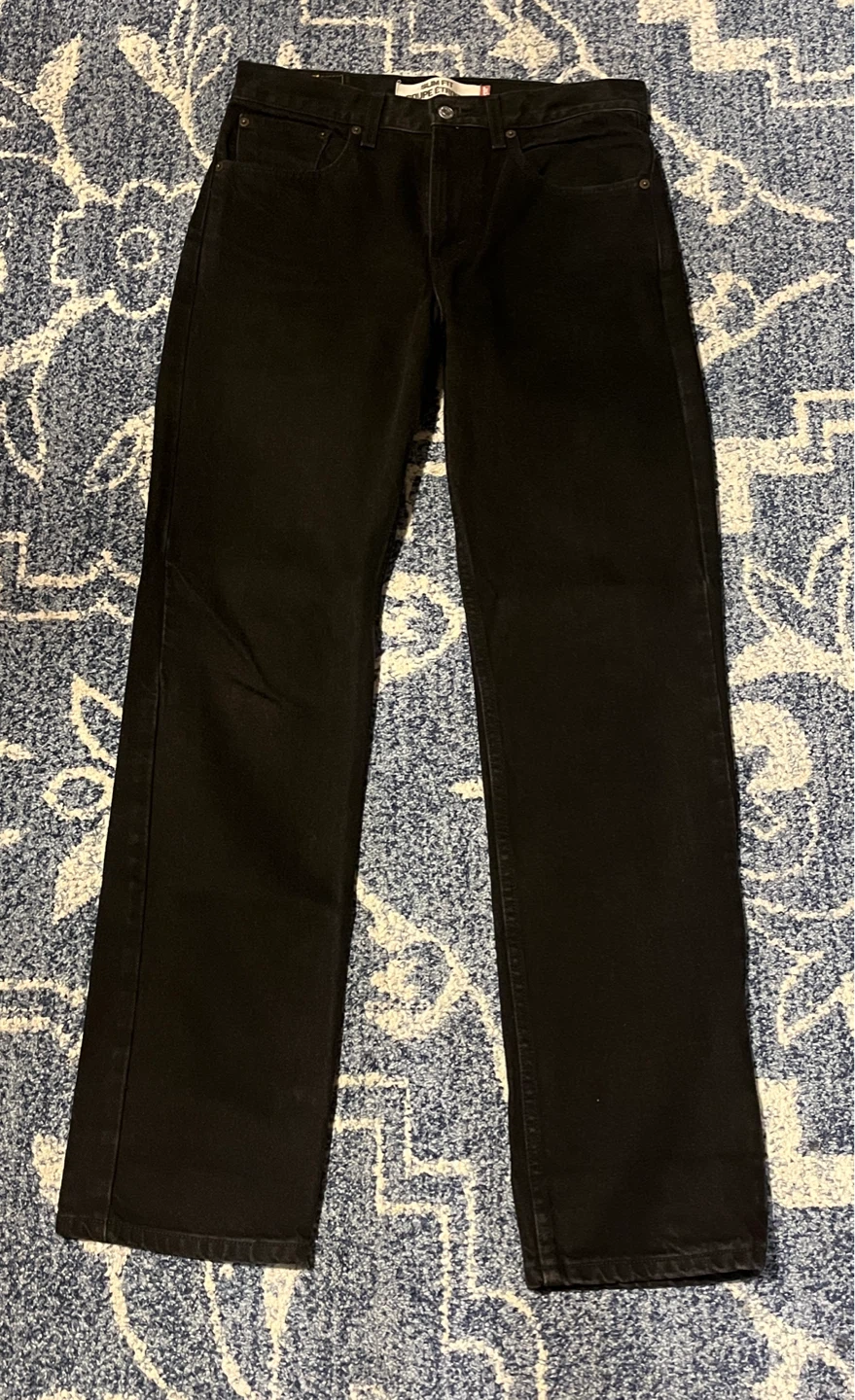 Levi's 505 Slim Fit Black Jeans - Size 32 x 34 - photo 3