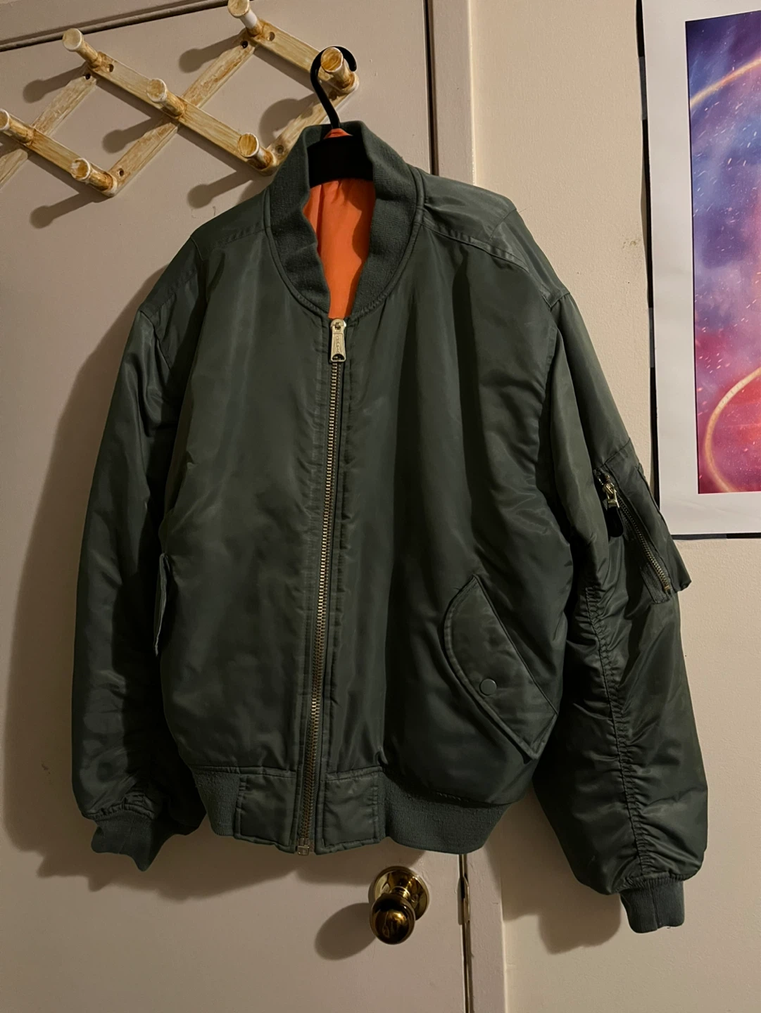 Men's Airforce Green Bomber Jacket