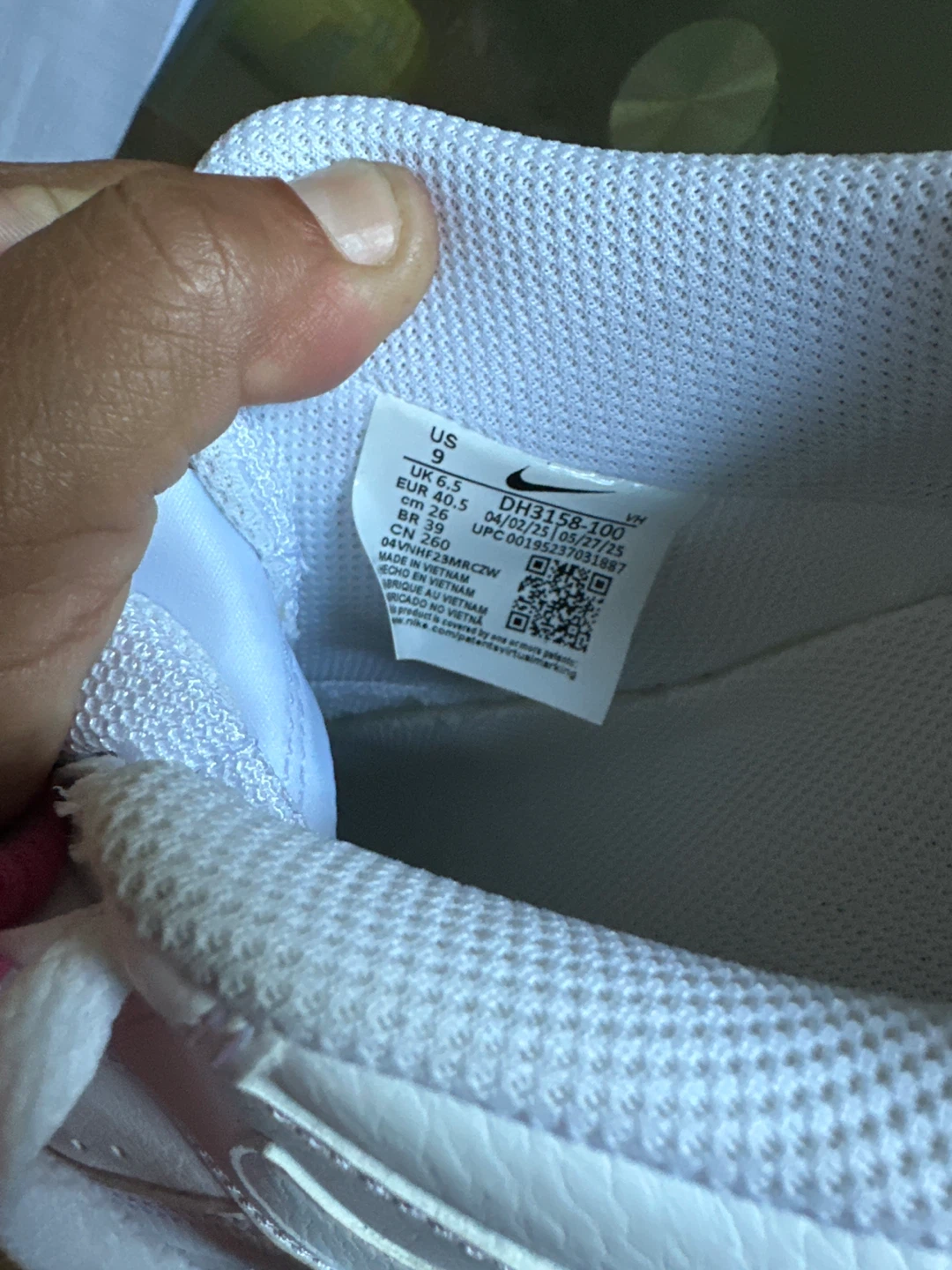 Nike Air Force 1 Low White Sneakers US 9 - photo 3