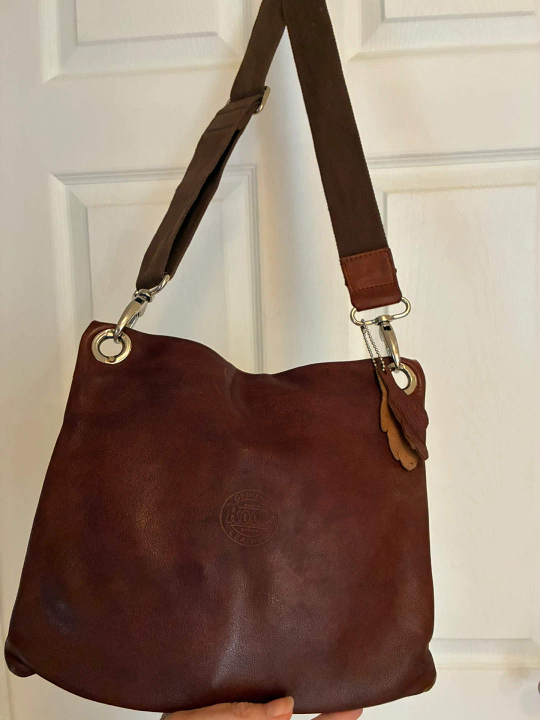 Roots Brown ‘Tribe’ Leather Crossbody Bag - photo 4
