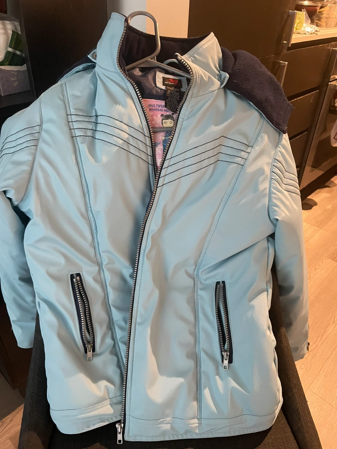 Light Blue Winter Jacket