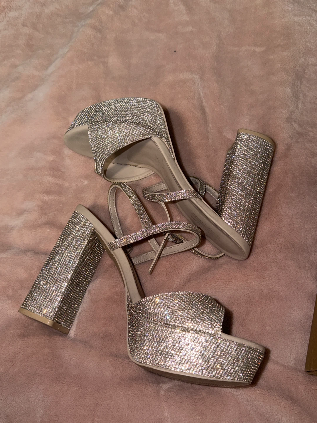 CALL IT SPRING Rhinestone Platform Heels - photo 3