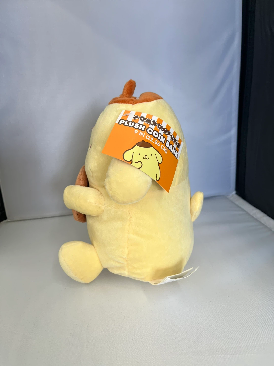 Sanrio Pompompurin Plush Coin Bank - 9 inch - photo 2