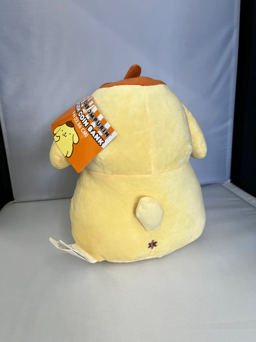 Sanrio Pompompurin Plush Coin Bank - 9 inch - photo 4