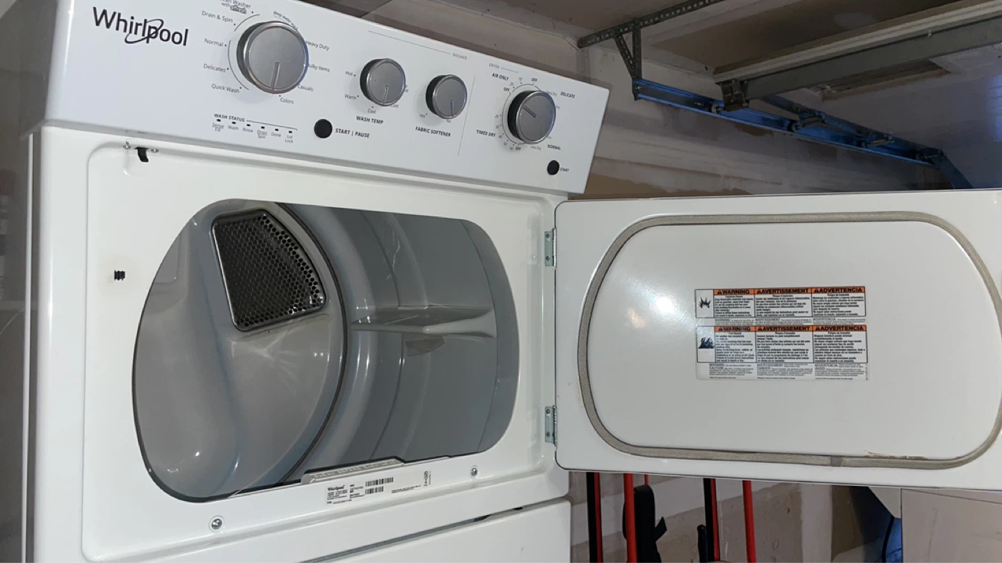 Whirlpool Stackable Washer and Dryer - photo 3