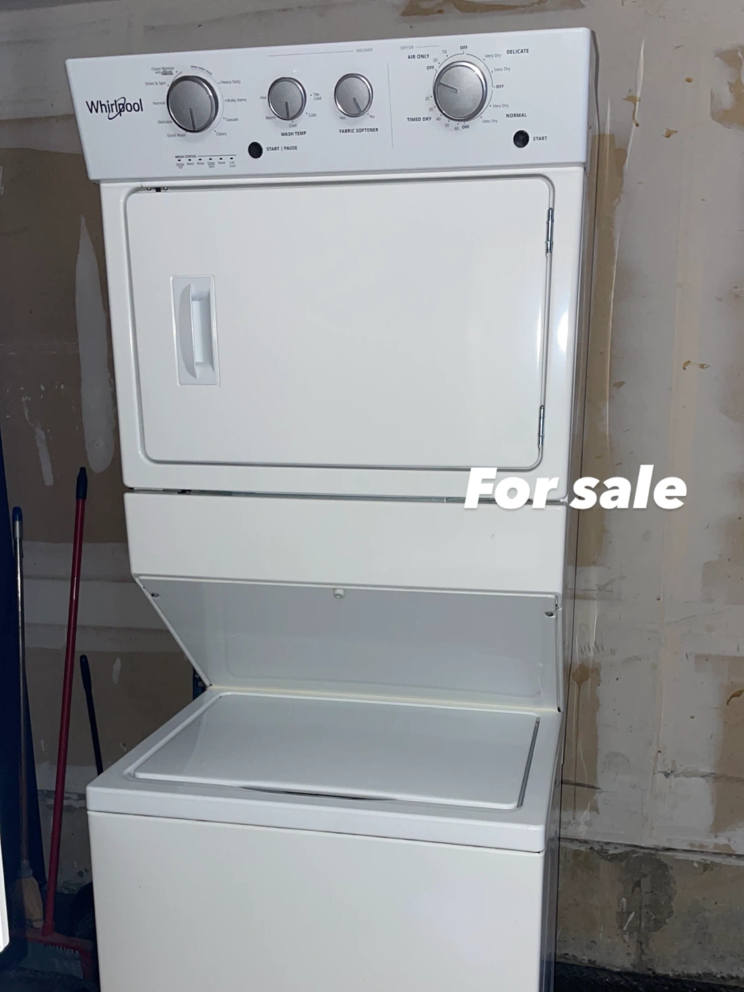 Whirlpool Stackable Washer and Dryer