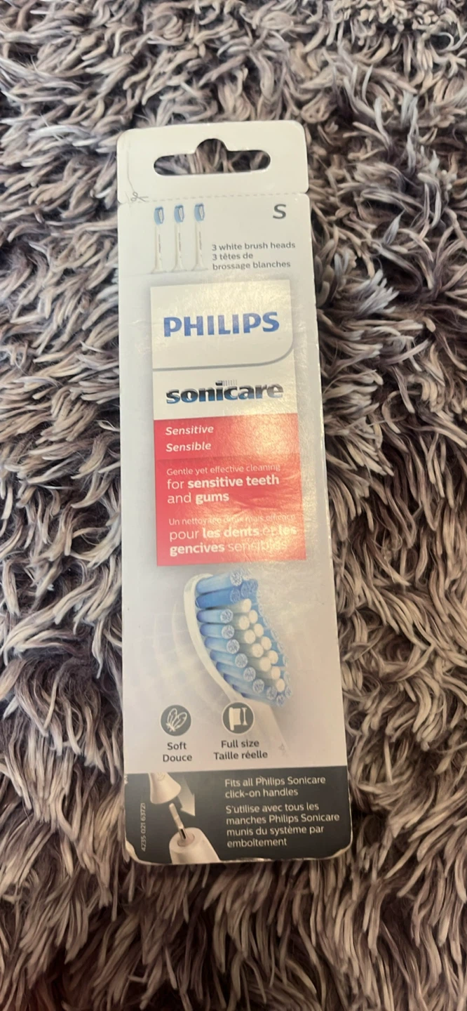 Philips Sonicare Sensitive White Brush Heads - 3 Pack