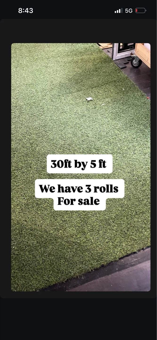 Artificial Turf Rolls - 30ft x 5ft