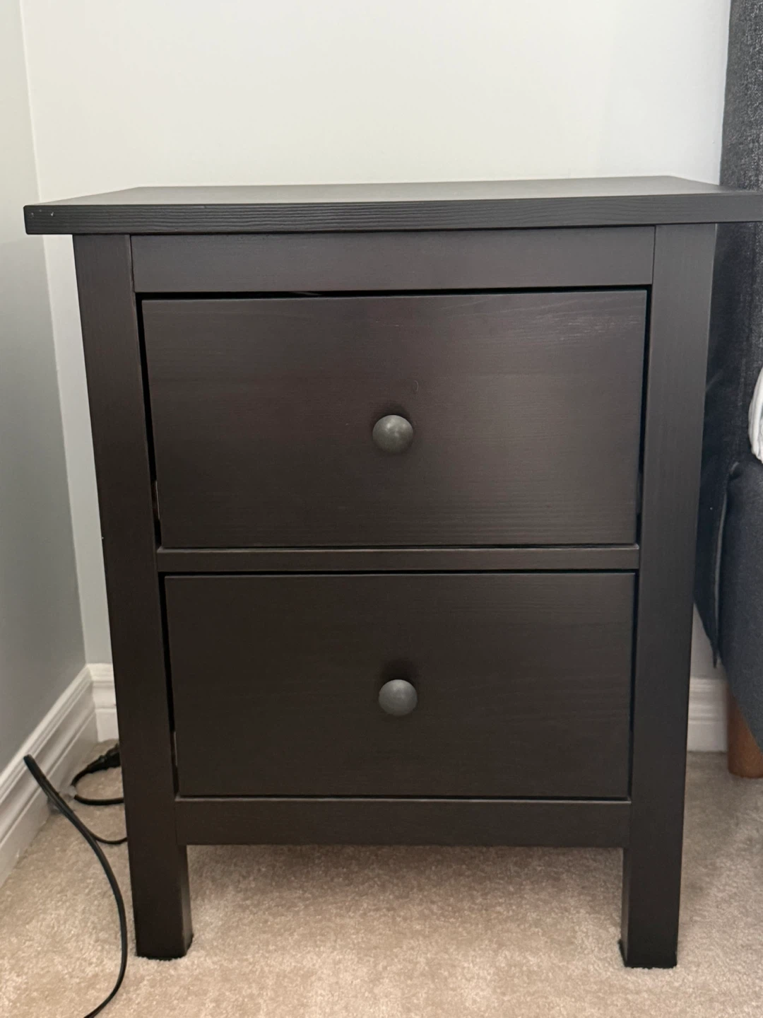 Ikea bed frame with mattress, 2 drawers and 2 table lamps - photo 5