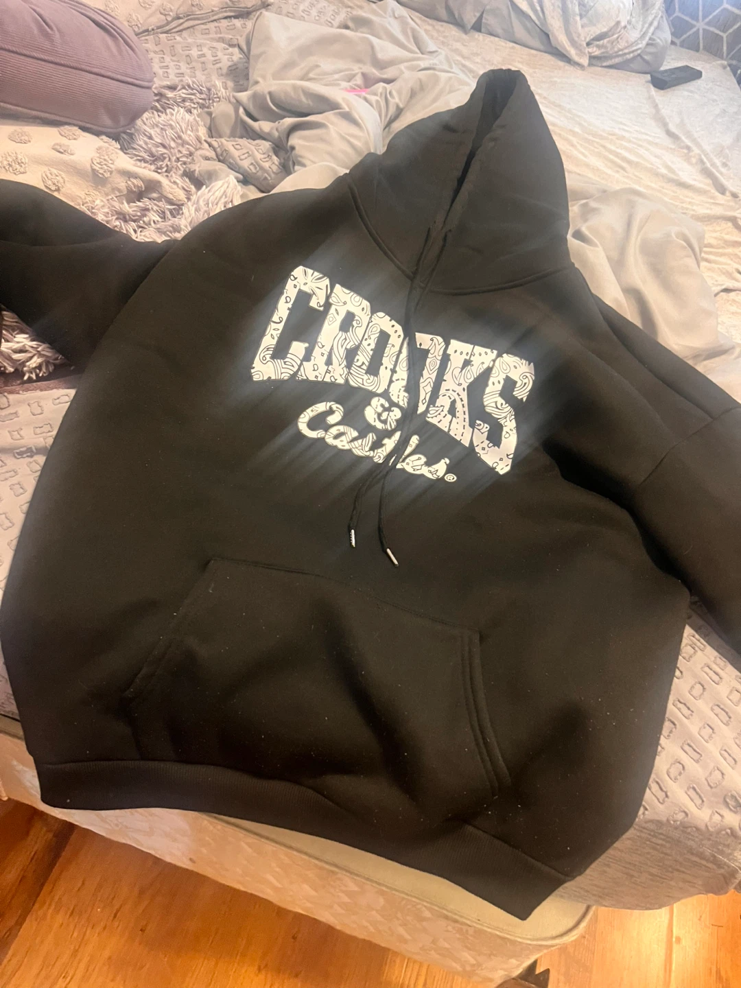 Crooks & Castles Black Hoodie and Sweatpants Set - photo 2