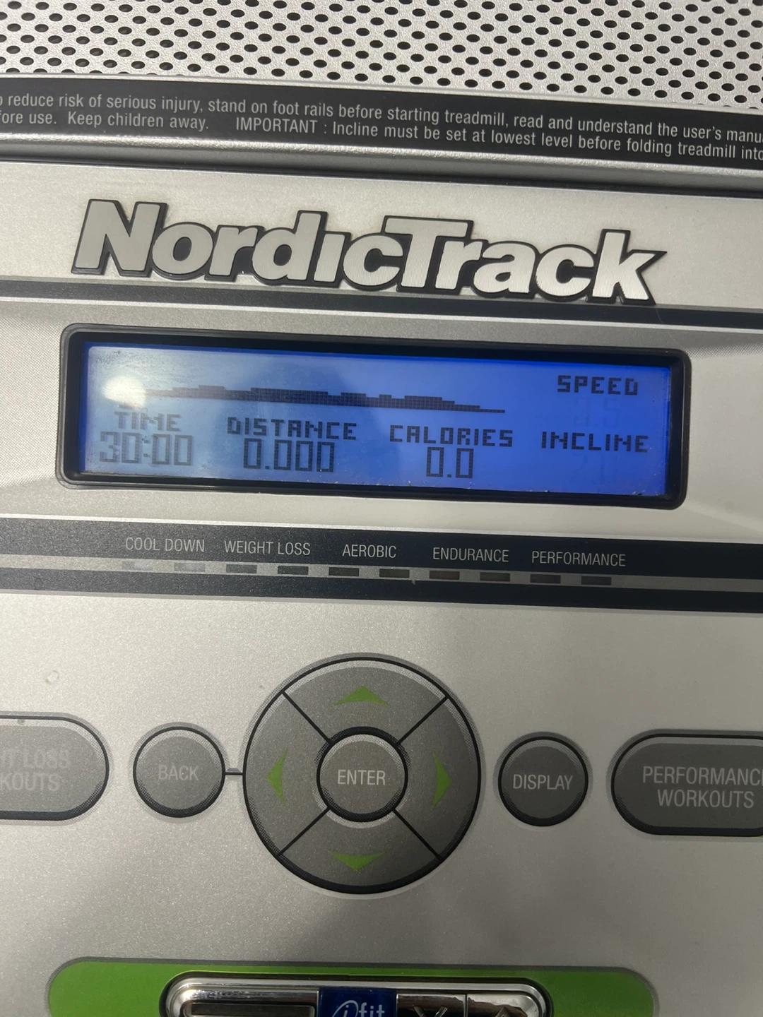 NordicTrack T7 ZE treadmill in excellent condition