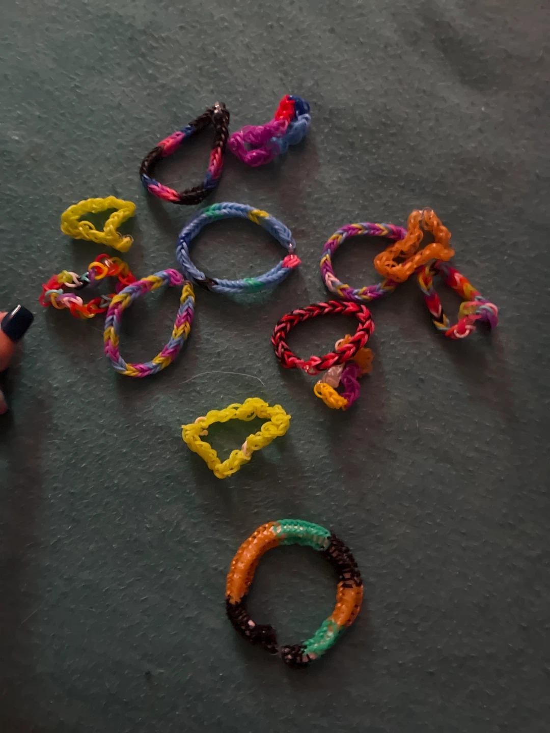 Assorted Loom Band Bracelets and Rings - photo 4