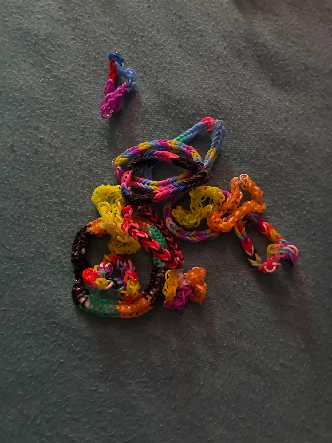 Assorted Loom Band Bracelets and Rings - photo 2