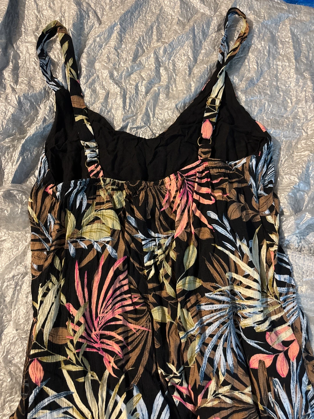 NWOT Hurley Women's Tropical Print Spaghetti Strap Dress M/M - photo 3