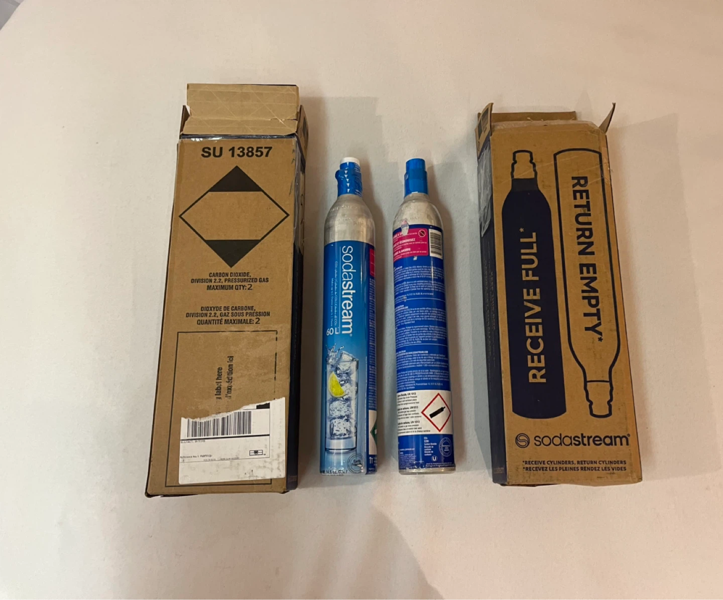 SodaStream CO2 Cylinder - new - or swap with mine