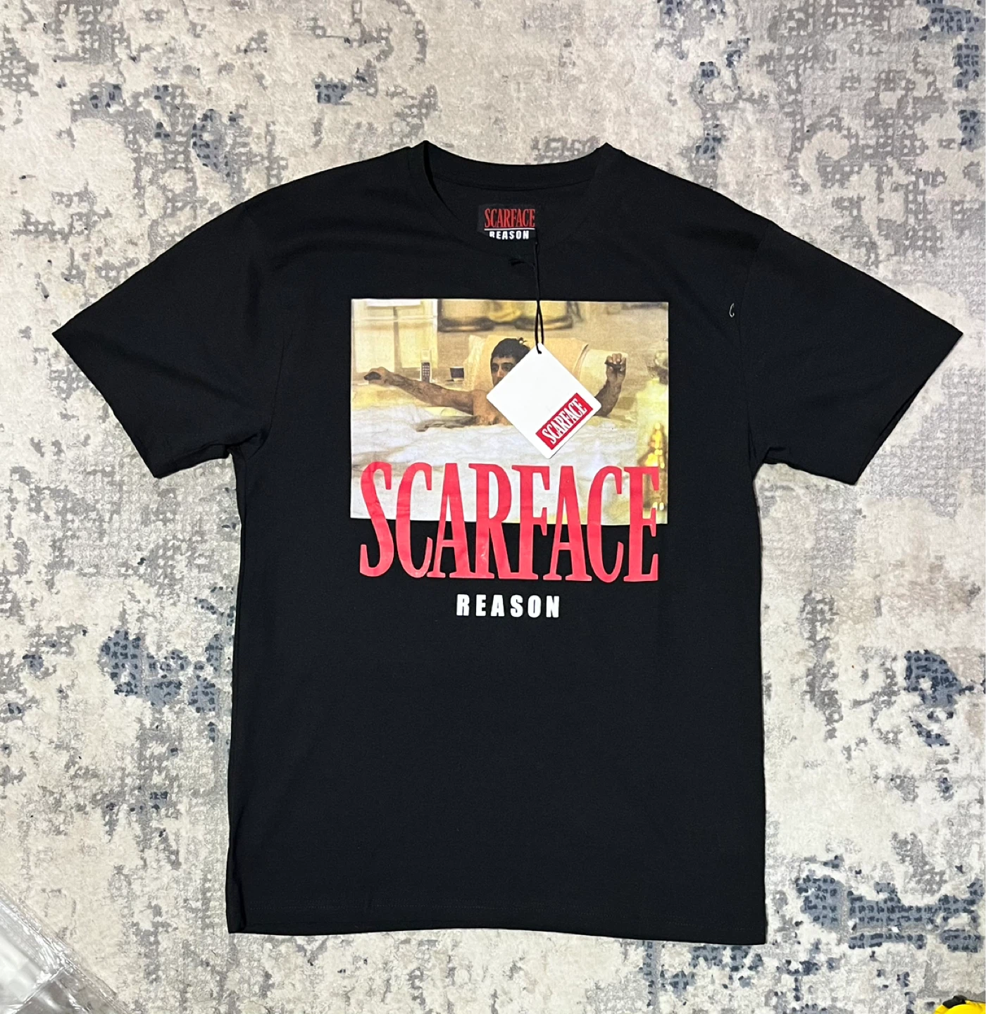 Reason Scarface Graphic Print Tee Black Men's L