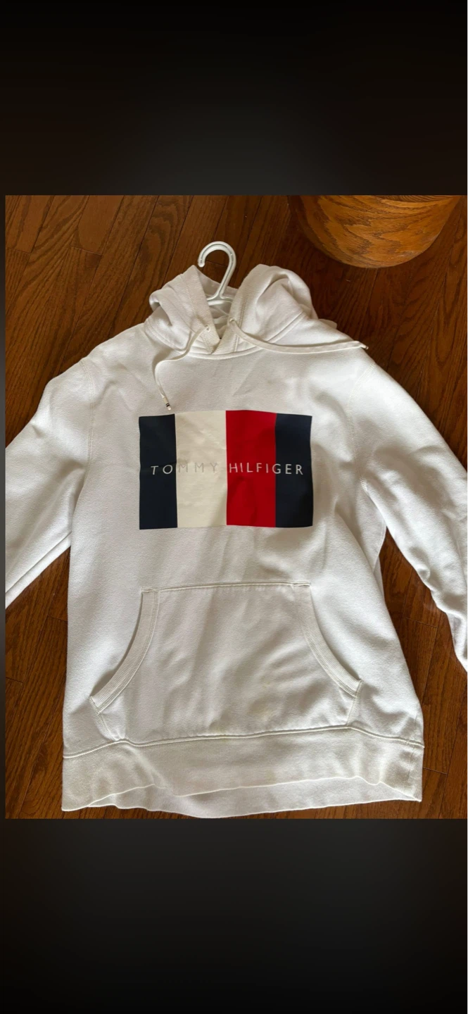 White Tommy Hilfiger Hoodie