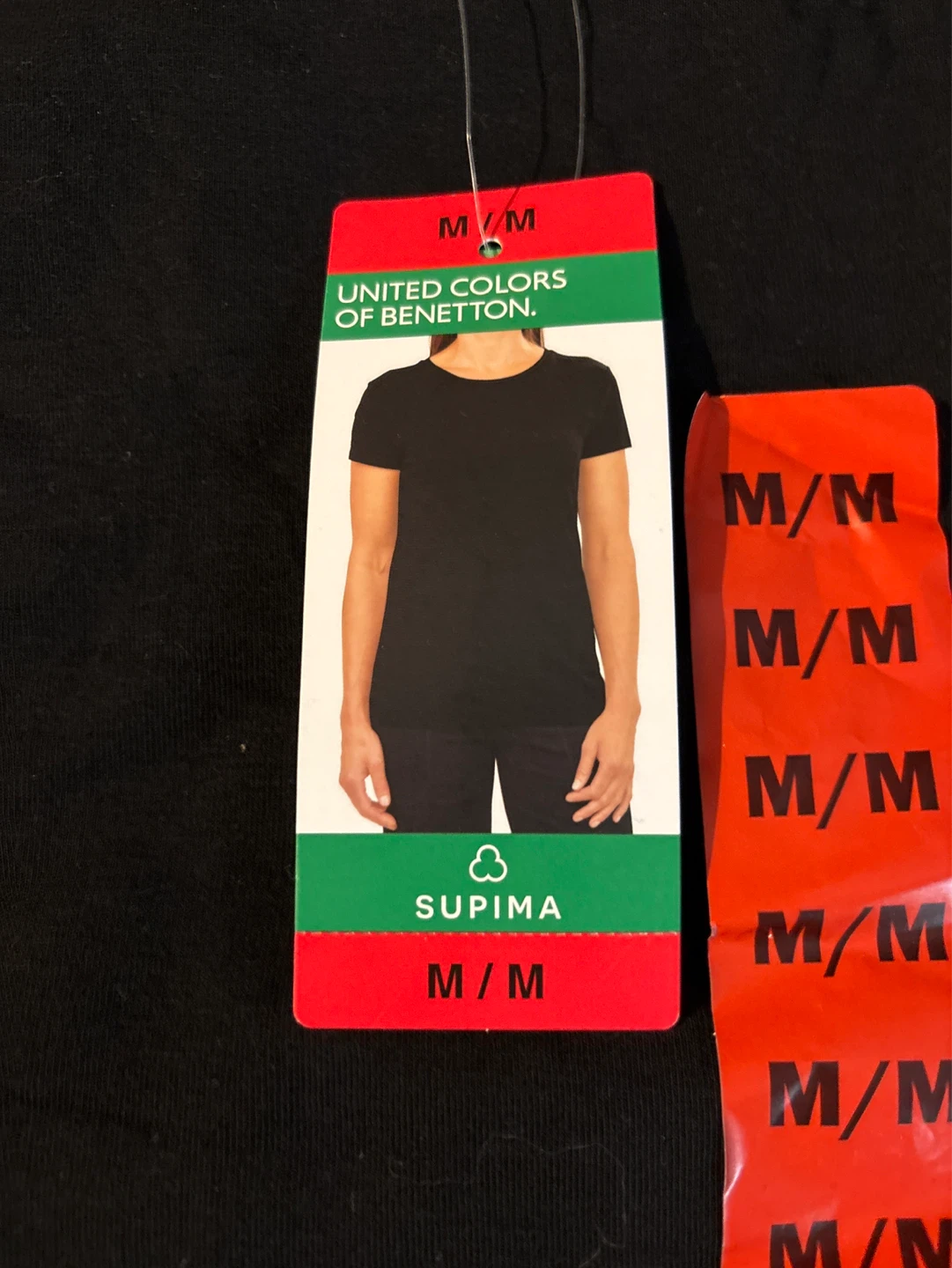 United Colors of Benetton Black T-Shirt M/M - photo 2