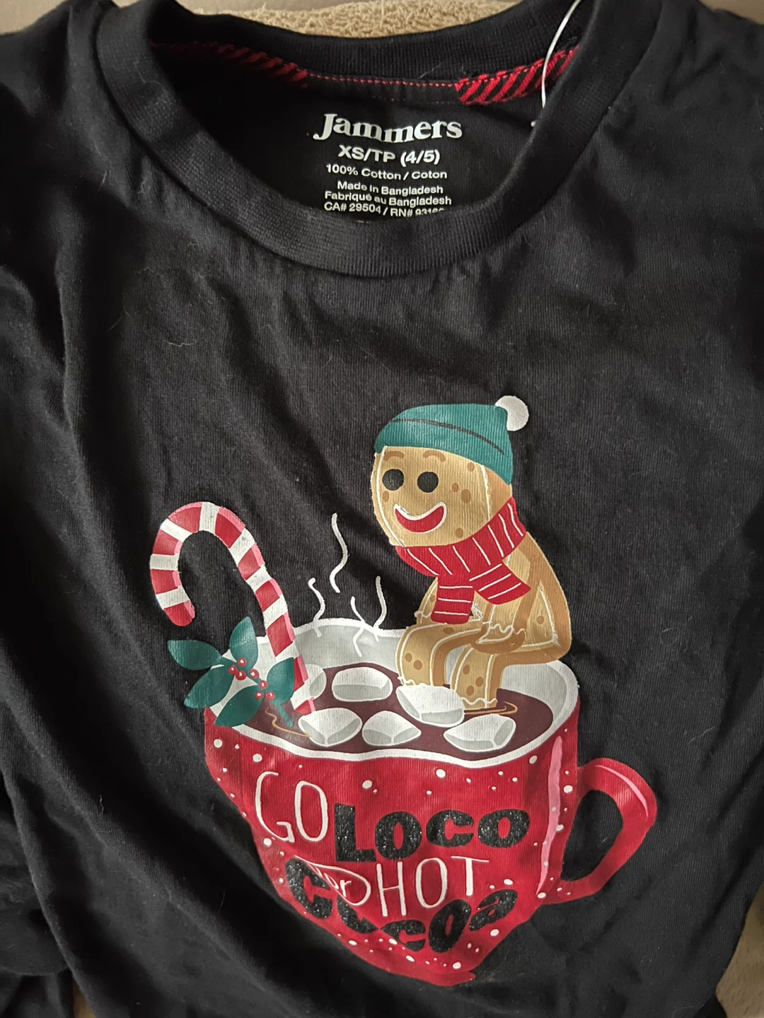 Jammers Kids' Christmas Pajama Set - Size XS/TP - photo 2