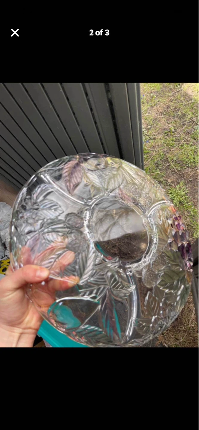 Glass Divided Serving Platter - photo 2