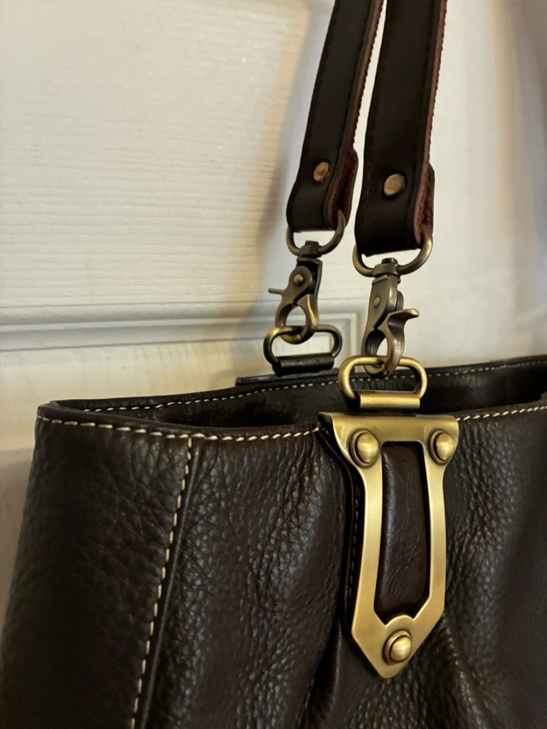 Brown Leather Tote Bag—Great American Leather Works - photo 3