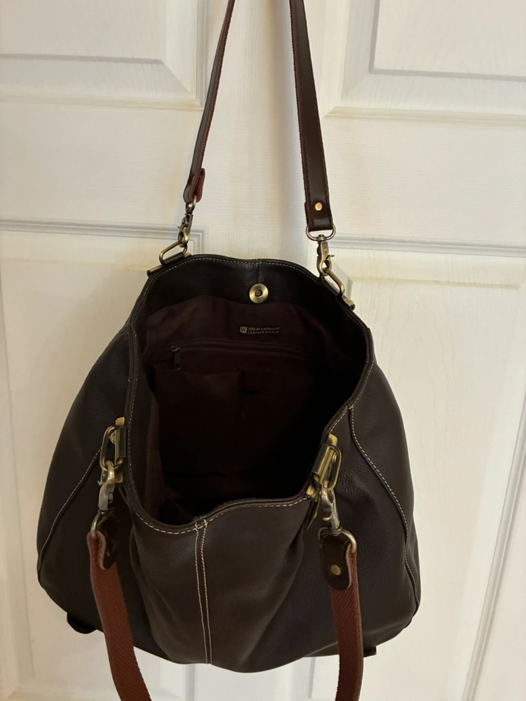 Brown Leather Tote Bag—Great American Leather Works - photo 4