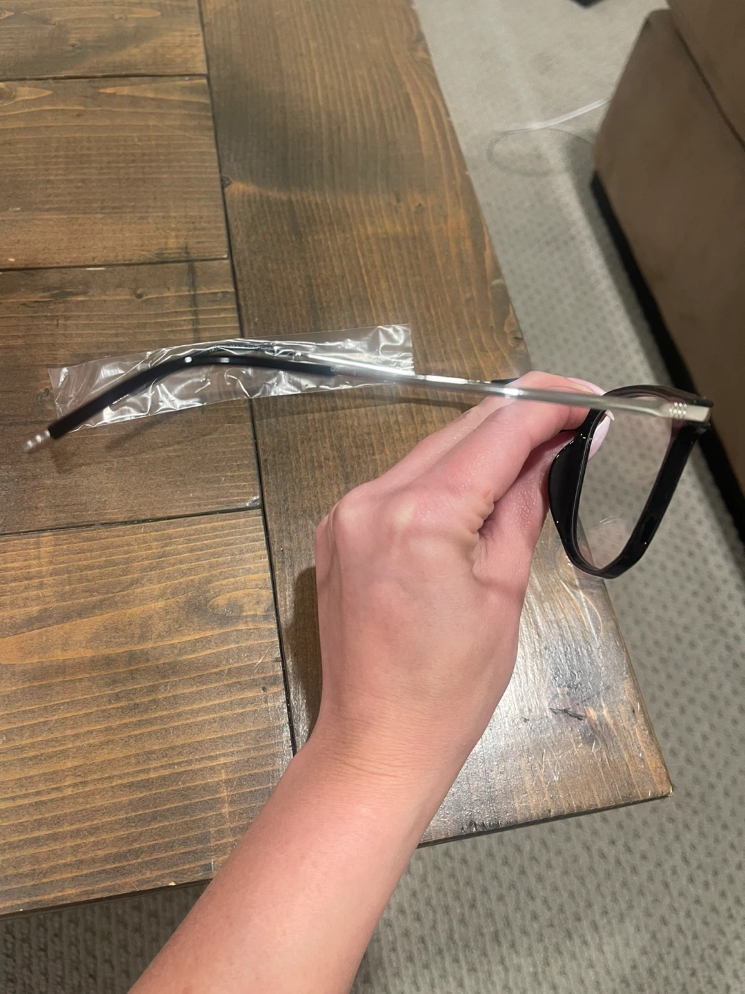 Black Square Frame Eyeglasses - photo 4