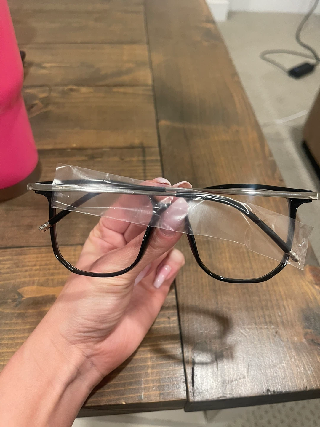 Black Square Frame Eyeglasses - photo 3