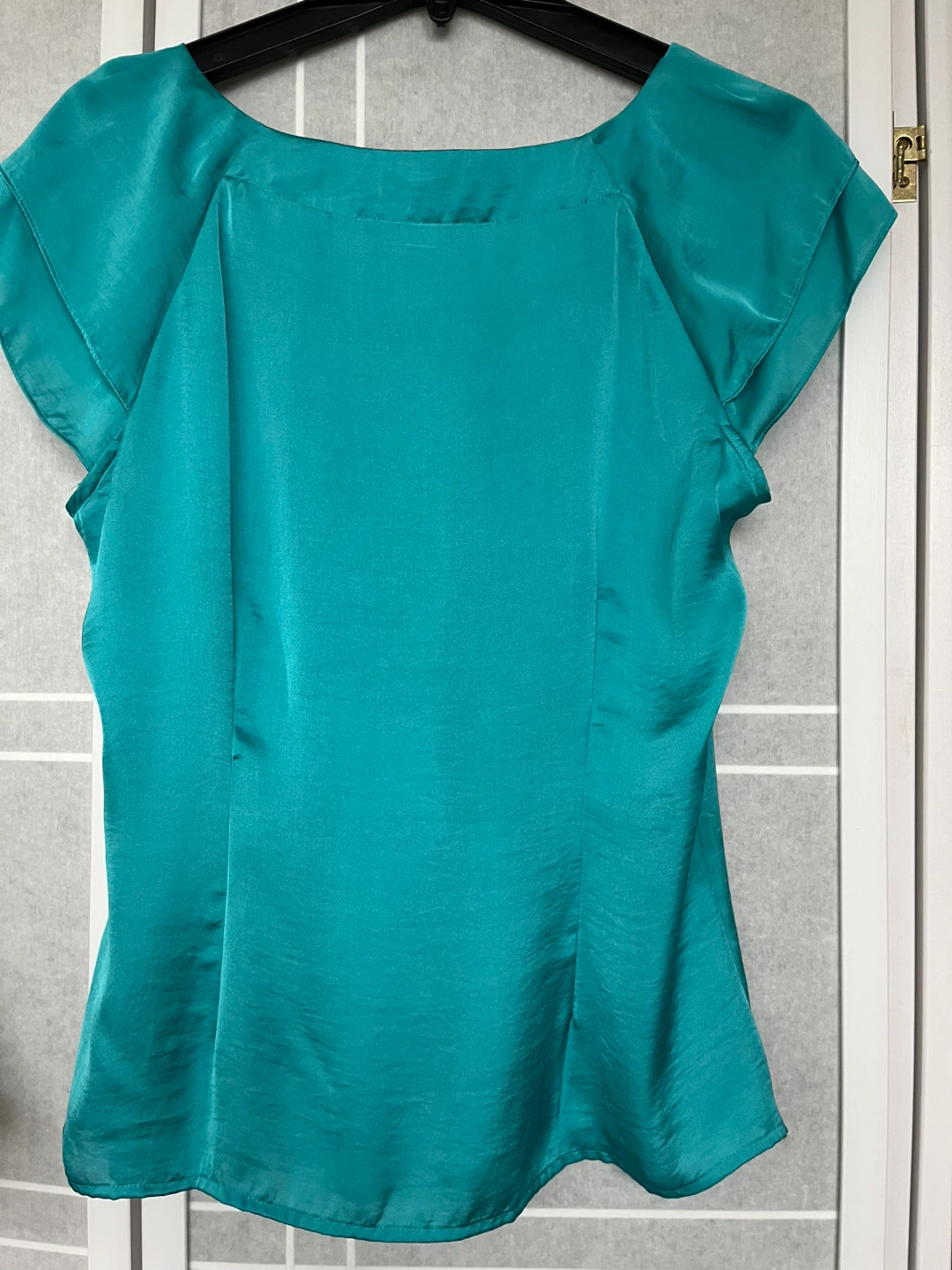 Teal  Sleeve Blouse - Size L - photo 2
