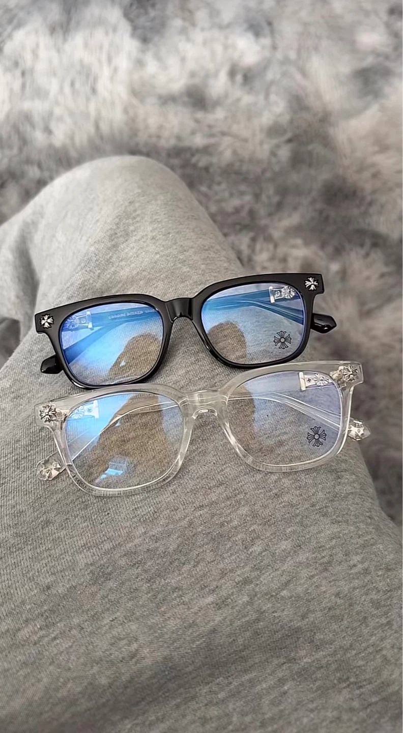 Chrome Hearts Eyeglasses (Black & Clear)