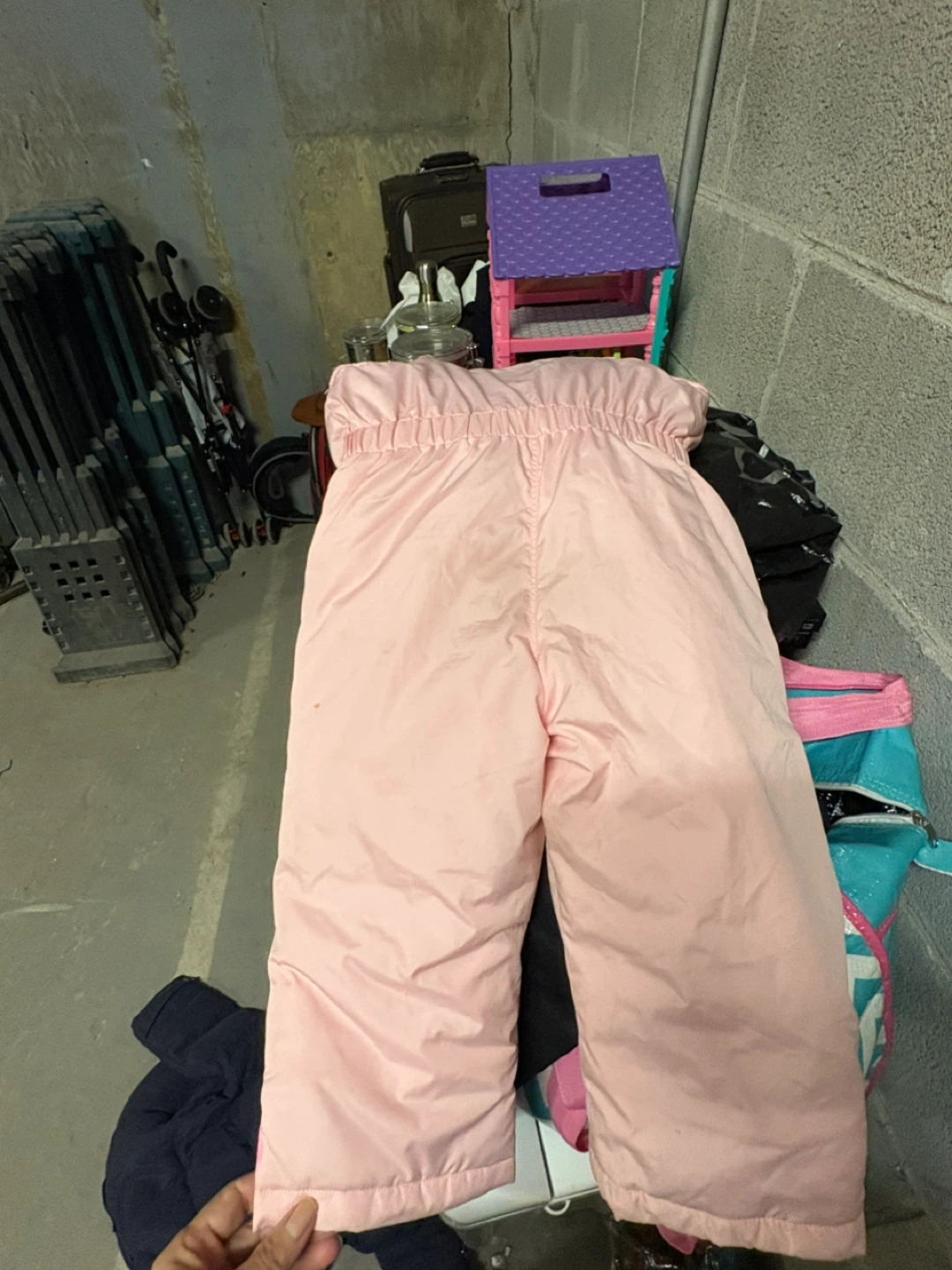Kids Red Snowsuit with Fur Hood - photo 4